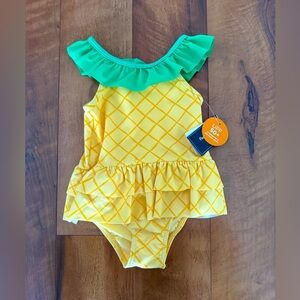 Gymboree Girls 18-24 month Pineapple Swimsuit  NWT Bathingsuit Swim Tropical
